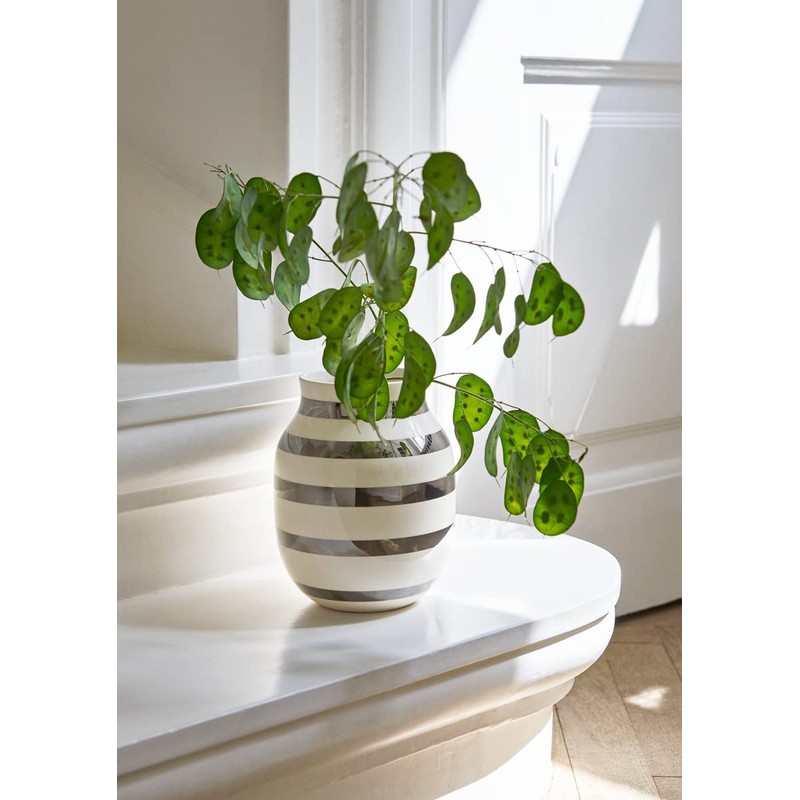 KAHLER Kohler OMAGGIO Vase omazio Flower Base (Small) Black H: