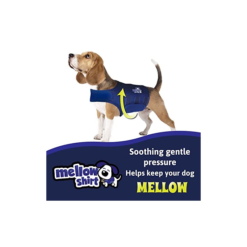 Mellow Shirt Dog Anxiety Calming Wrap, Medium, Radiant Orchid