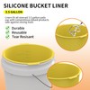 Dxmnoly 3.5 Gallon Silicone Bucket Liner - Reusable Mixing Liner