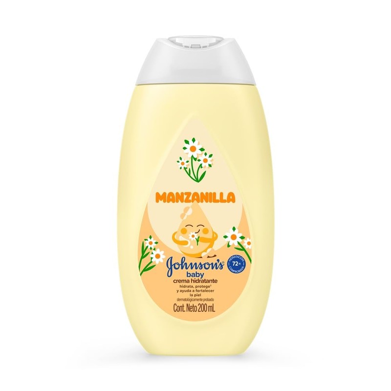 JOHNSON'S Baby Crema Corporal Bebé Manzanilla 200 ML
