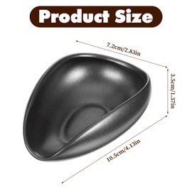 Hpmjz Coffee Bean Dosing Cup Ceramic Single Dosing Tray Espresso Bean Weighing Bowls Dose Coffee Measuring Container Tea Storage Tray for Beans Loose Leaf Tea Dose Vessel