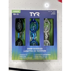 TYR LCWJGCA159ALL Cstc Junior Goggle Set Clear/Grey OS
