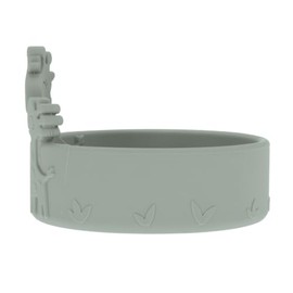 Nuby Tazón de Silicón para Bebés, Diseño de Jirafa, Color Verde Plato Entrenador Libre de BPA Nuby 6m+