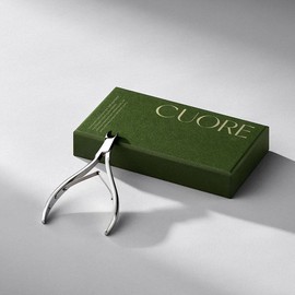 Cuore Professional Nail Nippers / 쿠오레 전문가용 네일 니퍼 X 큐티클제거, 1개, 실버