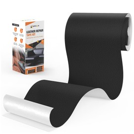 Leather Repair Tape, 4.7x63 inch Leather Patches for Furniture, Self Adhesive Leather Repair Patch for Sofas, Couches, Leather Covers, Seats, Chairs, Vinyl Repair Tape Black