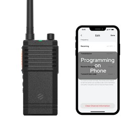 BEEBEST A108 Walkie Talkies Long Range for Adults, 5-Watt Two Way Radios with APP Programming, Handheld Rechargeable Walkie Talkies