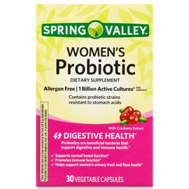 Probiotics for Women Capsules, Dietary Supplement 1 Billion CFUs - Digestive Health - Probiotics Women, Womens Probiotic, Probiotics for Women Digestive Health – 30 Count (Pack of 1)