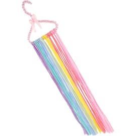 ORFOFE Porta Moños Niña Organizador de Accesorios Cabello, Almacenamiento Grande y Conveniente en Tela y Plástico para Decoración de Habitación Infantil