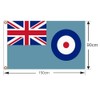 PinkDisplay British Royal Air force flags eyelets and double stitches