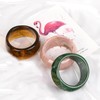Chunky Acrylic Cuff Bangle Bracelet Green Bangles for Women Irregular