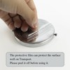 Yucenora Silver Compact Mirror for Purse, Double-Sided 1X/2X Magnifying, Portable