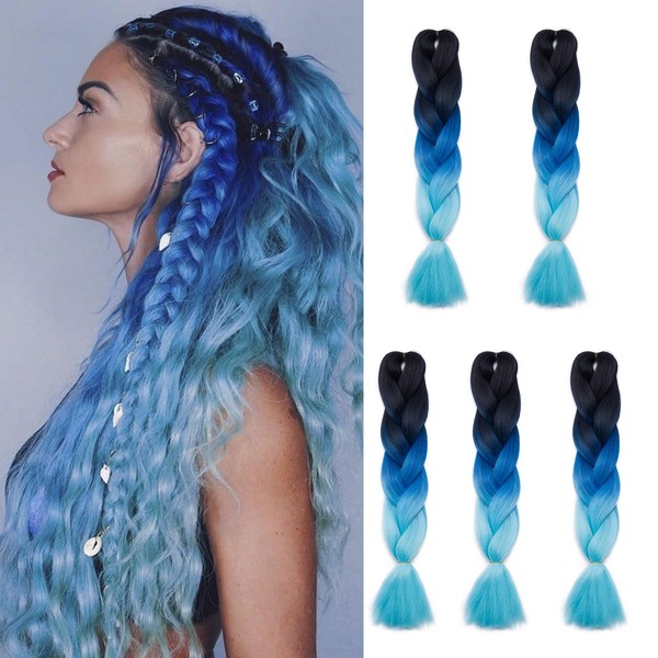 Silk-co. braid extensions, 61 cm