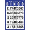 MaxiAids Giant Print Bingo Card- Blue