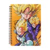 Redstring 3D Dragon Ball Z Saiyans Notebook, Multi-Coloured (RS531135)