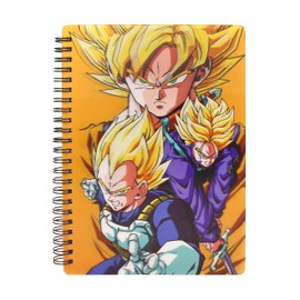 Redstring 3D Dragon Ball Z Saiyans Notebook, Multi-Coloured (RS531135)