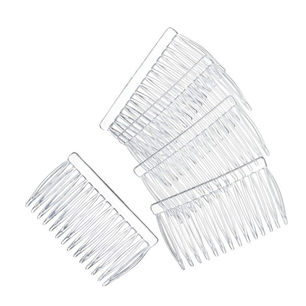 Darice Hair Combs Clear Plastic 42 x 70 144 Pieces Made inch The USA 144 Pieces (1-Pack) 10078-8