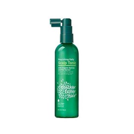 Thicker Fuller Hair Nourishing Daily Scalp Tonic, Green, 4 Fl Oz (Tónico)
