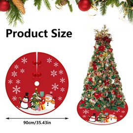 Christmas Tree Blanket 90 cm, Christmas Tree Skirt Christmas Tree Skirt Christmas Tree Skirt Christmas Tree Skirt Decorations Decorations Red