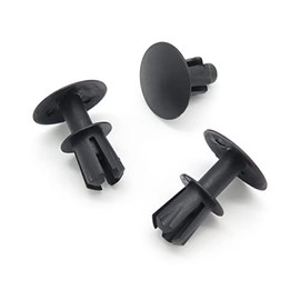 VVO Fasteners- Black Plastic Tailgate Lining Clips & Boot Lid Lining Clips for Land Rover Range Rover Evoque, (Pack of 10)