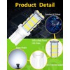 UNXMRFF - Super Bright 194 LED Light Bulbs White, T10