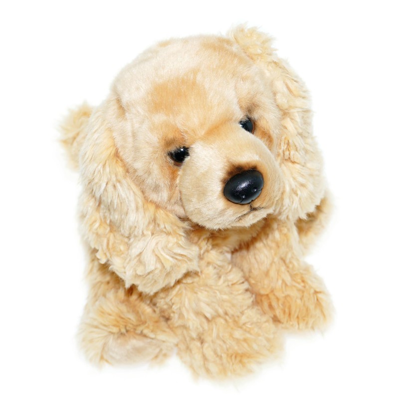 tachi Cocker Spaniel Soft Toy Dog Cuddly Toy Beige Sitting
