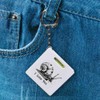Azeeda 'I Love You with Snail' Keyring Tape Measure/Spirit Level
