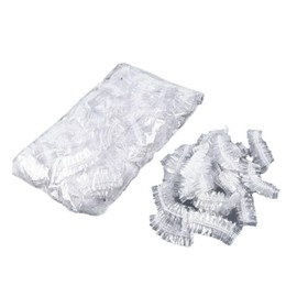Ear Cover, Hair Dye, 100 Pieces, Disposable Transparent Ear Caps, Hair Dye, Perm Cap, Ear Protection, One Size Fits Most, Unisex, Commercial Use, Ear Covers