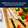HENCKELS Solution Razor-Sharp 7-pc Knife Set, Chef Knife, Bread Knife,German