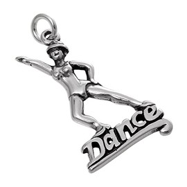 jewellerybox Sterling Silver Dancer Charm