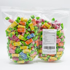 FRUIT CHEWS Candy SOUR 2 lb – Bulk Bag, Fruity Flavored, Assorted Flavors, Gluten & Peanut Free, Individually Wrapped (134 Pieces)