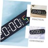 ULTECHNOVO LED Digital Alarm Clock USB Powered Clock for Bedroom