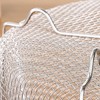 Mesh Steaming Basket Stainless Steel Comfortable Handles Heat Resistant Steaming