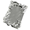 Kpop Photocard Holder Electroplated Plastics Irregular Frame Photocard Holder Silver