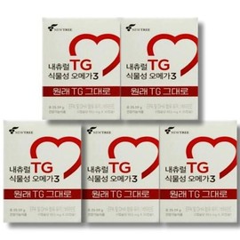 Natural TG vegetable omega-3 30 capsules (5) (32594227) / 내츄럴 TG 식물성 오메가3 30캡슐 5개 (32594227)