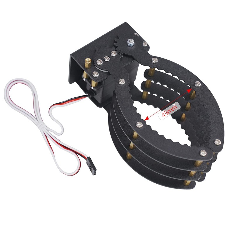 Robotic Claw Full Metal Wave Edge Clamp Robot Hand Gripper