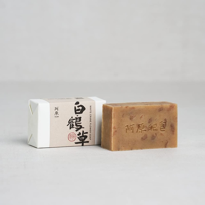 Ahara/YUAN New Hakka Clacea Soap, White Crane, 4.1 oz (115