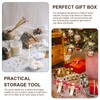 Tuanse 100 Pcs Acrylic Box with Lid Clear Small Acrylic