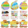 28°C 320PCS Easter Foam Stickers Set, Egg Bunny Chick Arts
