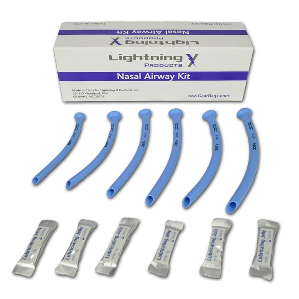 Nasopharyngeal (Nasal) Airway Kit 6 pcs NPA