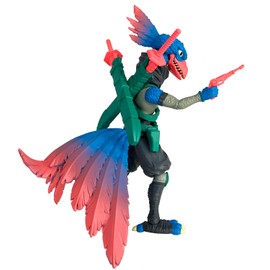 Boss Fight Studio Saurozoic Warrior Pava Pergia Futuristic, Armored Dinosaur Hero – Highly Articulated, Posable Collectible Action Figure with Full Range of Accessories – 6 Inch Scale 1:12, Ages 8+