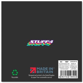 Stuff4 22nd Birthday Cards for Men Women - Funky Rainbow Dots - Happy Birthday Card for 22 Year Old Man Woman Daughter Brother Nephew Granddaughter, 5.7 Inch Bday Greeting Cards