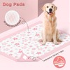 MIZOK Dog Pee Pads 28x34in Pink, Puppy Pads Extra Large