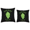 Lettuce: Romaine Calm - Vegetables Sayings Throw Pillow