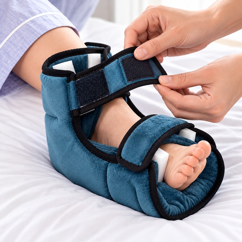 2pcs Heel Protector Cushion Anti Bedsore Relieve Pressure Adjustable Skin