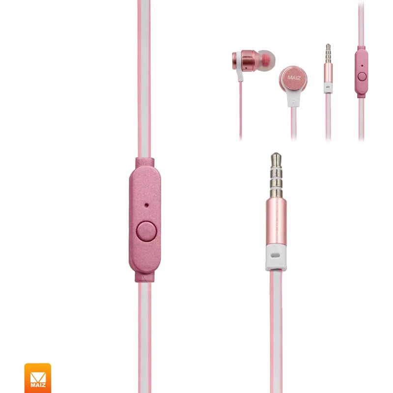 Maíz Audifonos Celular Manos Libres Alambricos In Ear Microfono