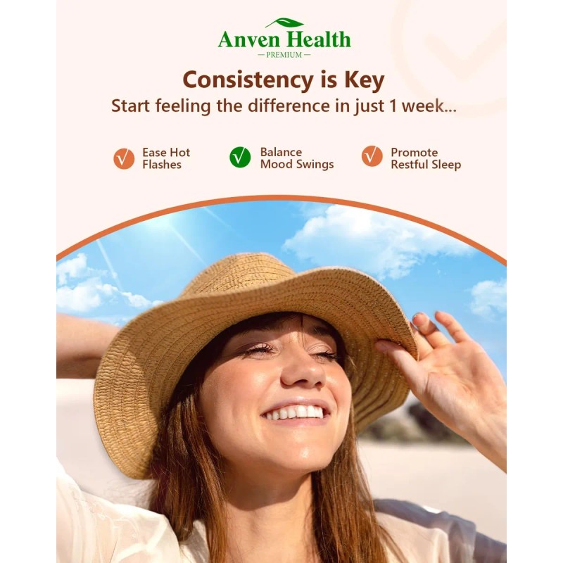 Anven Health Menopausia Probióticos Y Vitaminas Mujer