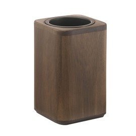 Gedy Dafne Porta Brushes, Bamboo, Walnut, 8 x 8 x 13 cm