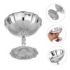 Ciieeo Stainless Steel Dessert Bowl Ice Holder Multi-use Bowl for