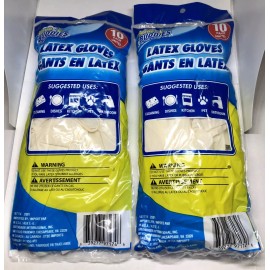 Scrub Buddies Latex Gloves, 10-ct. 2pk Great For Cleaning