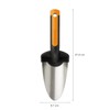 Fiskars Premium Planters Trowel, Length: 28 cm, Stainless Steel Trowel,